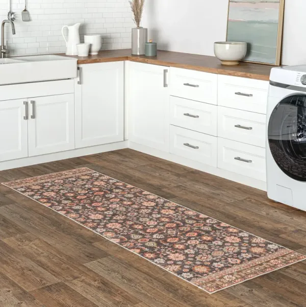 Claire Washable Floral Rug