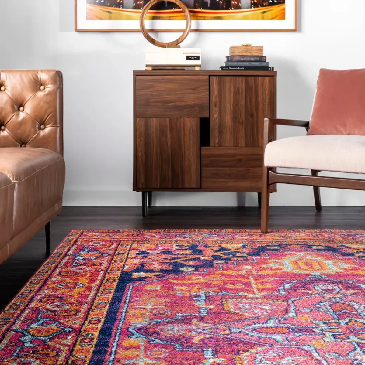 Katrina Blooming Rosette Rug