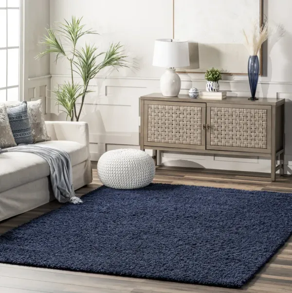 Plush Solid Shaggy Rug