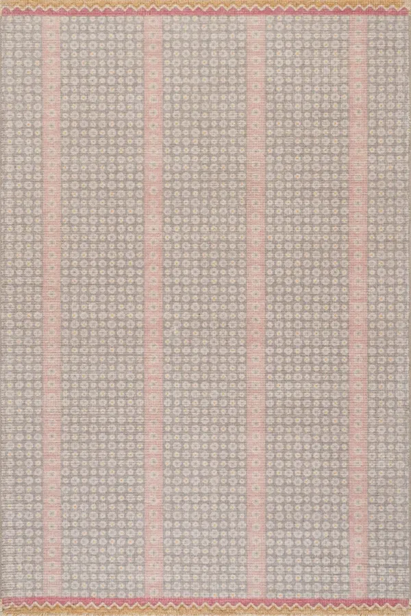 Pondicheri Hand-Tufted Striped Wool-Blend Rug