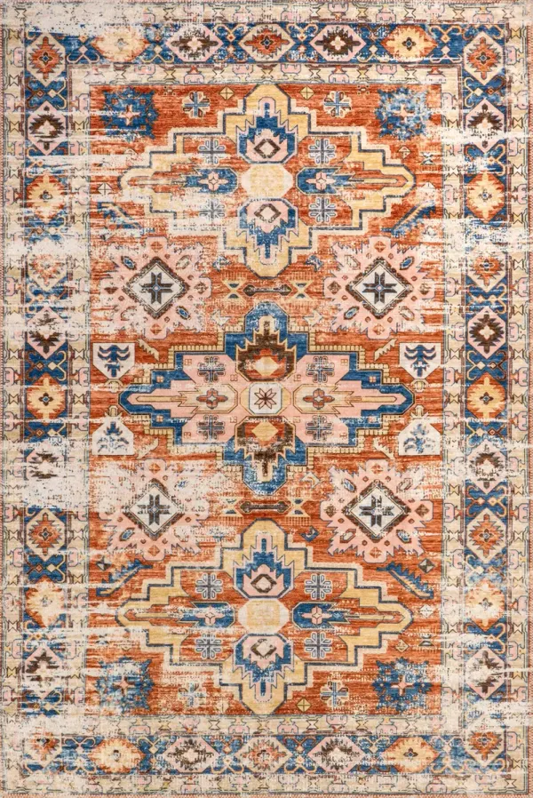 Meaghan Fading Persian Washable Rug