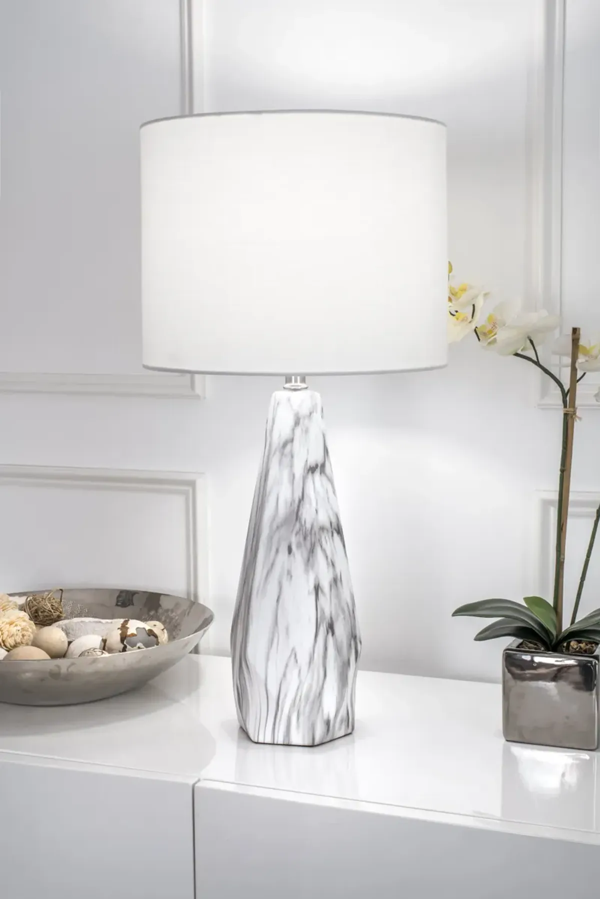 25-Inch Autumn Ceramic Table Lamp