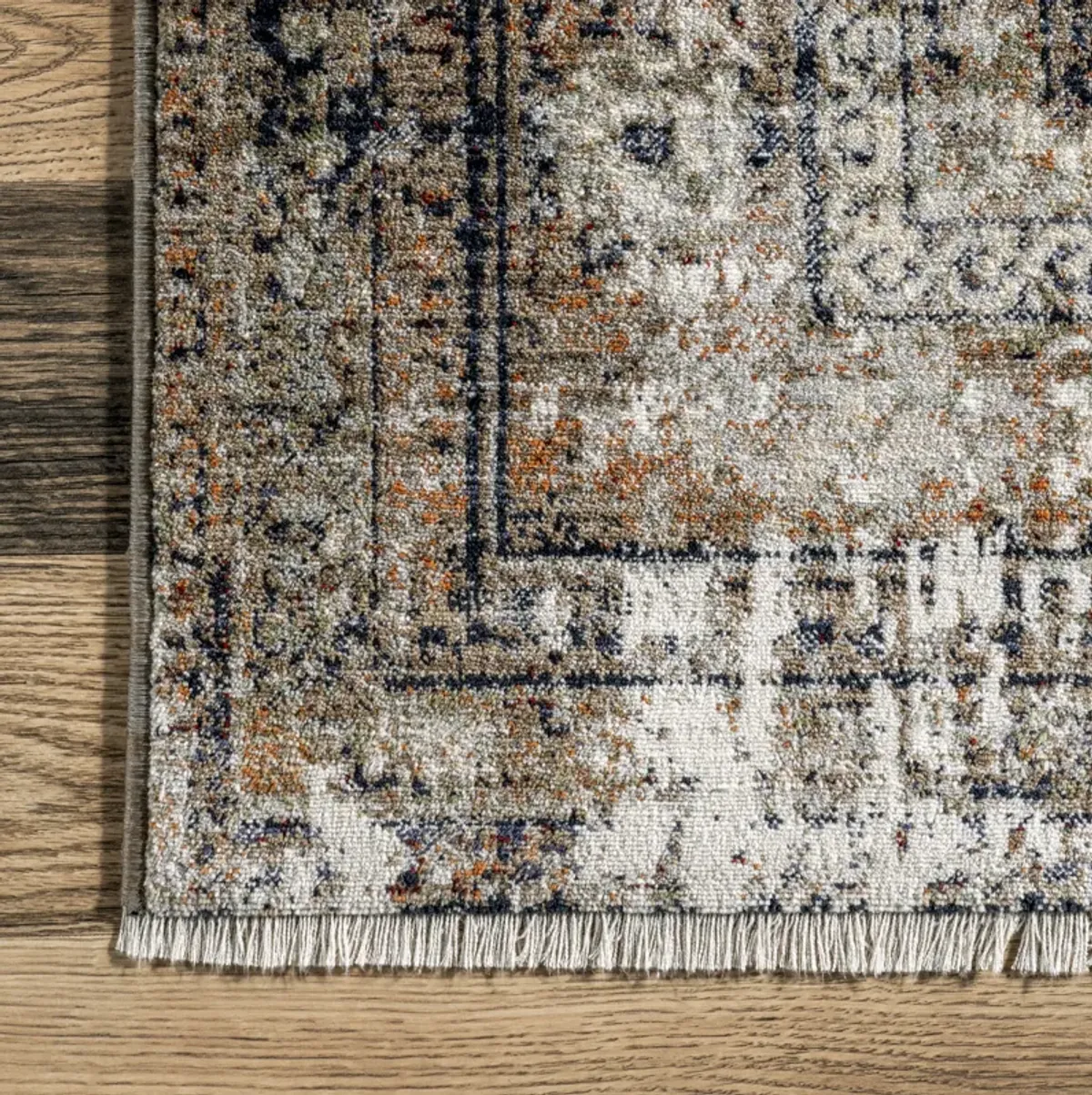 Vintage Medallion Fringe Rug