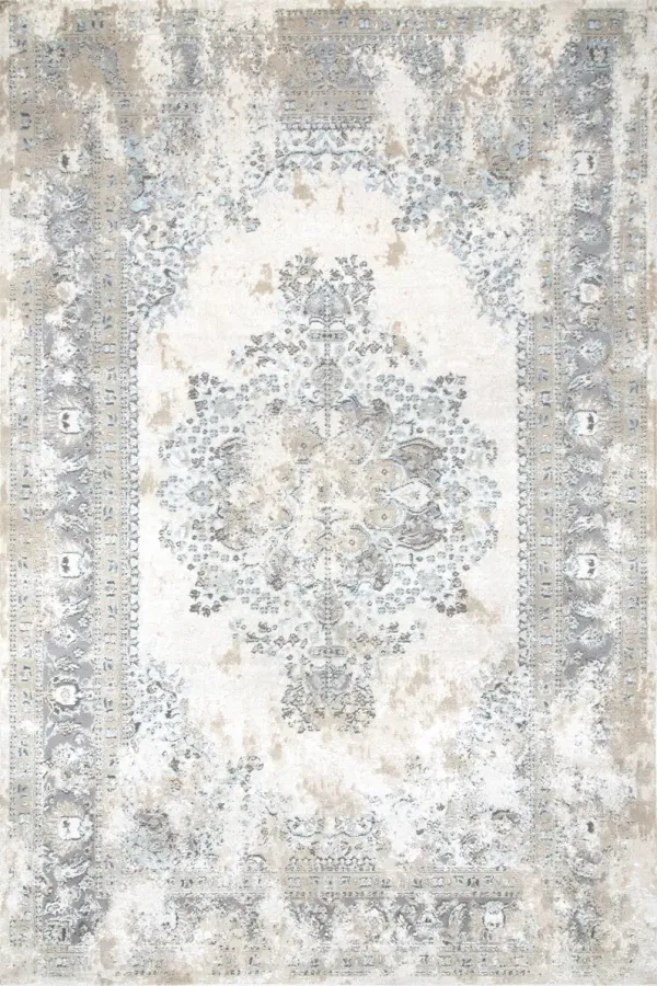 Milky Medallion Rug