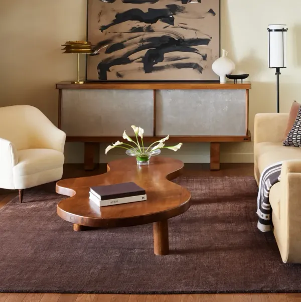 Arrel Speckled Wool-Blend Rug