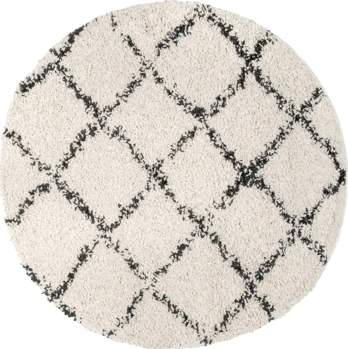 Jessie Moroccan Lattice Tassel Area Rug