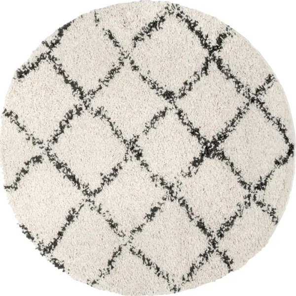 Jessie Moroccan Lattice Tassel Area Rug