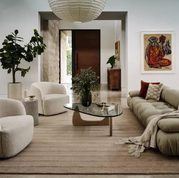 Vestry Striped Wool Rug