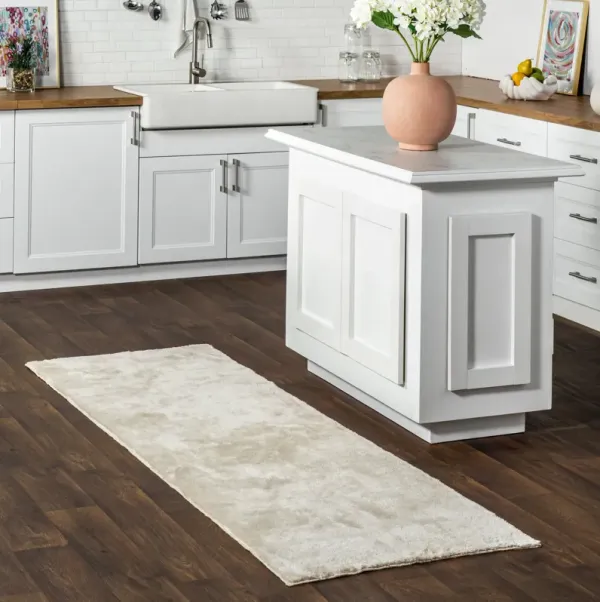Washable Solid Shag Rug