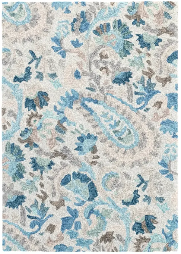 Ines Hand Micro Hooked Wool Rug