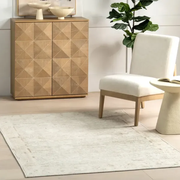 Karla Vintage Medallion Washable Rug