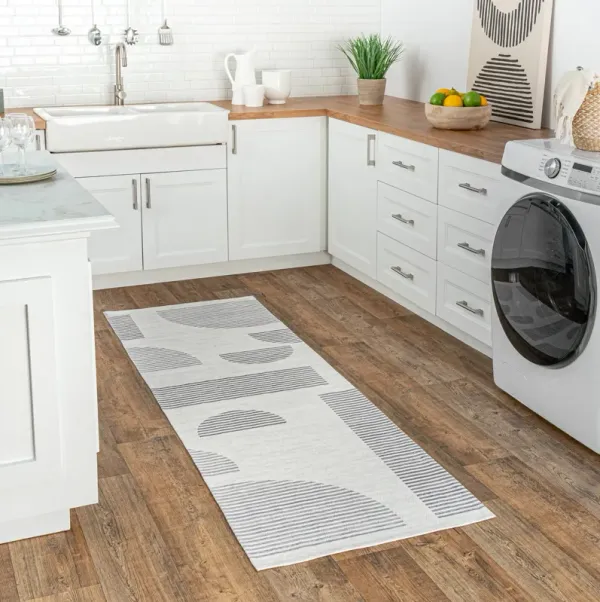 Abby Washable Geometric Rug