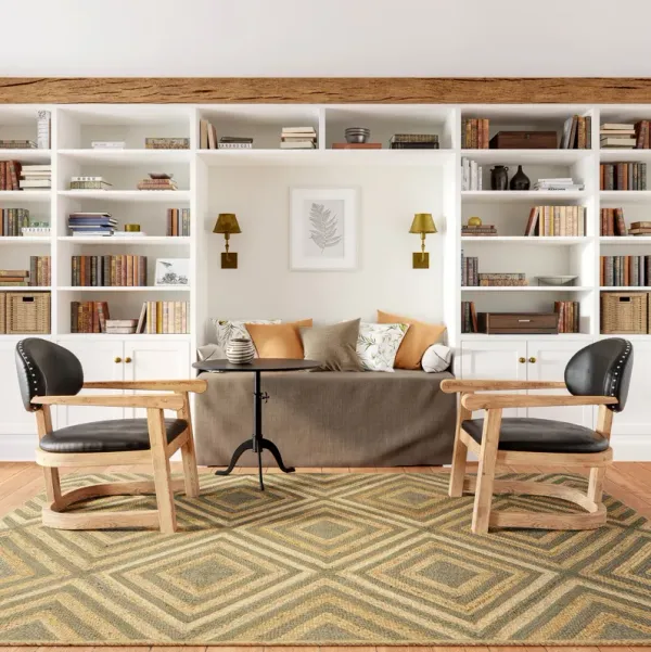 Dogwood Tiled Jute Rug