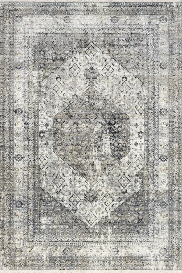 Vintage Medallion Fringe Rug