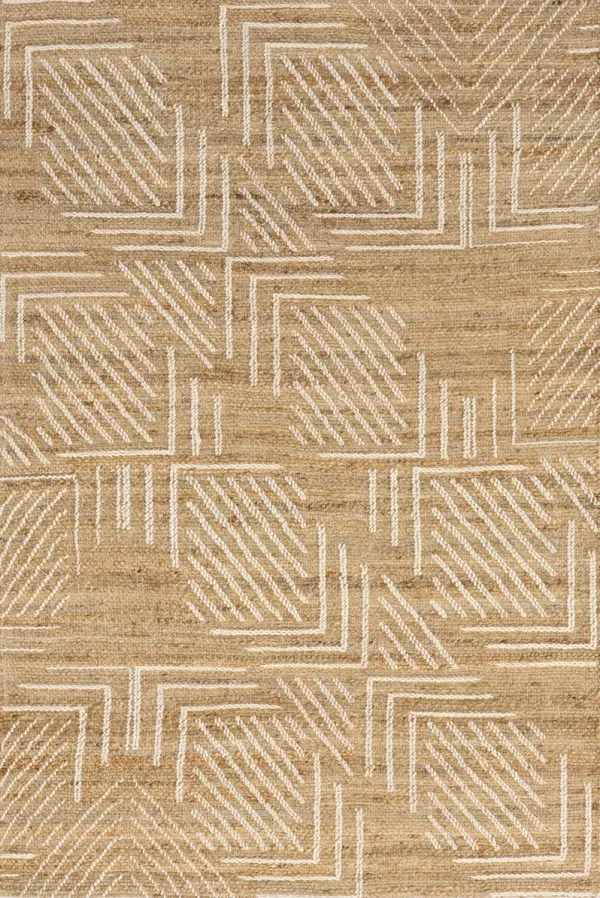 Luella Geometric Jute Rug