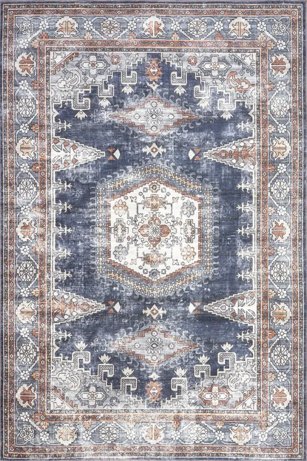 Wenonah Classic Medallion Washable Rug