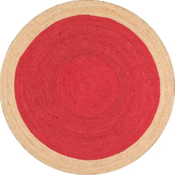 Jute Simple Border Rug