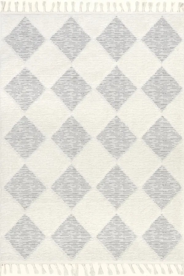 Aylin Diamond Tasseled Rug