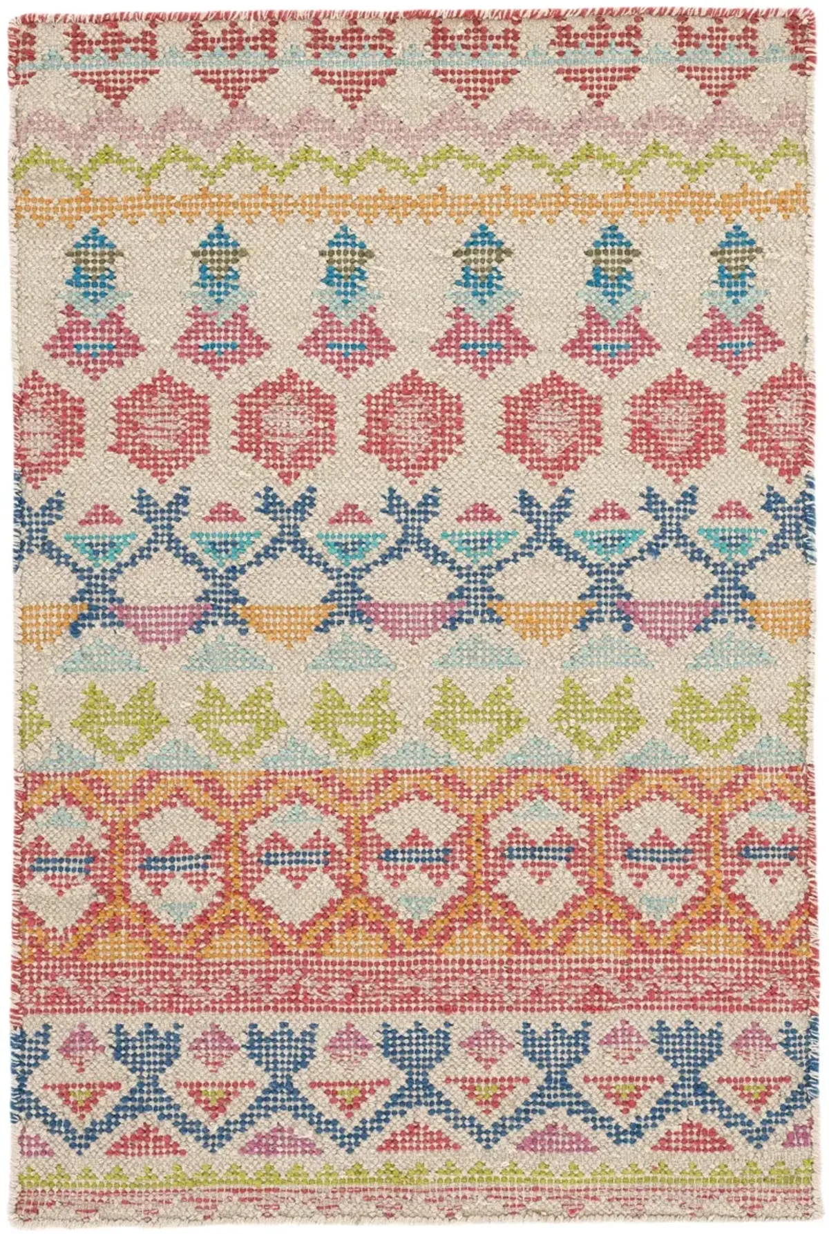 Stony Brook Hand Loom Knotted Cotton Rug