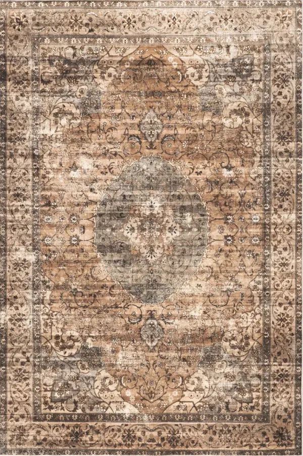 Rivka Medallion Spill Proof Washable Rug