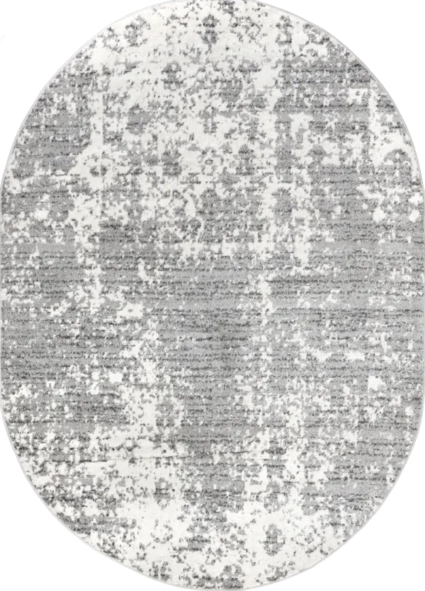 Ruby Distressed Mist Rug