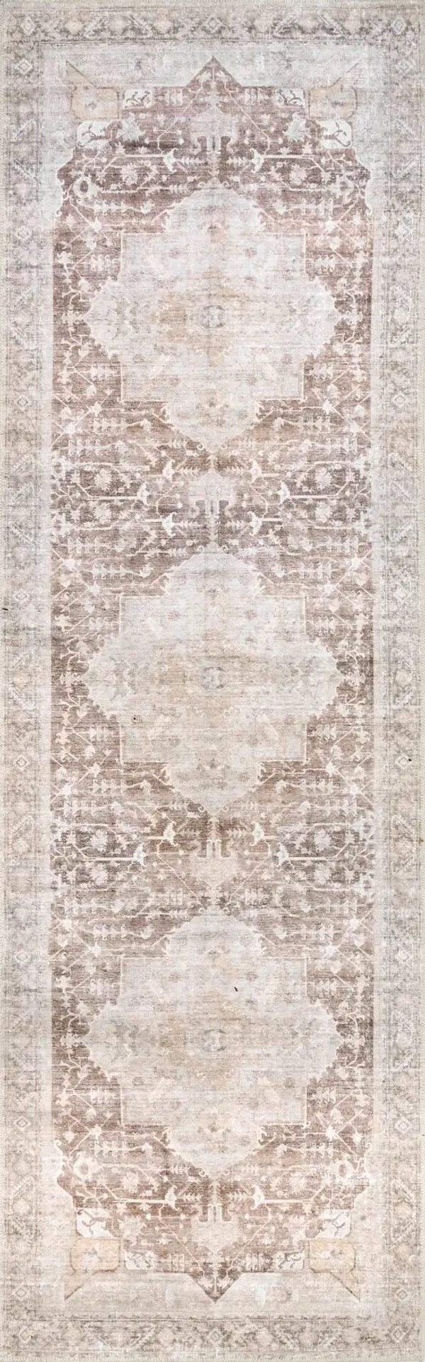 Ava Vintage Persian Washable Rug