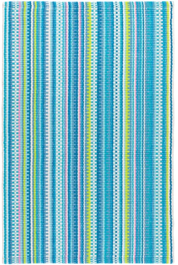 Lucky Stripe Handwoven Cotton Rug
