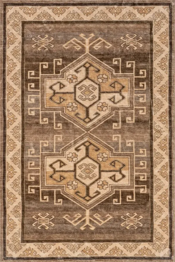 Norma Vintage Medallion Washable Rug