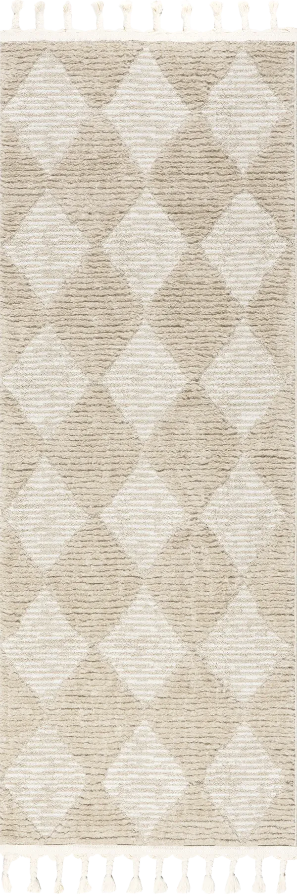 Aylin Diamond Tasseled Rug