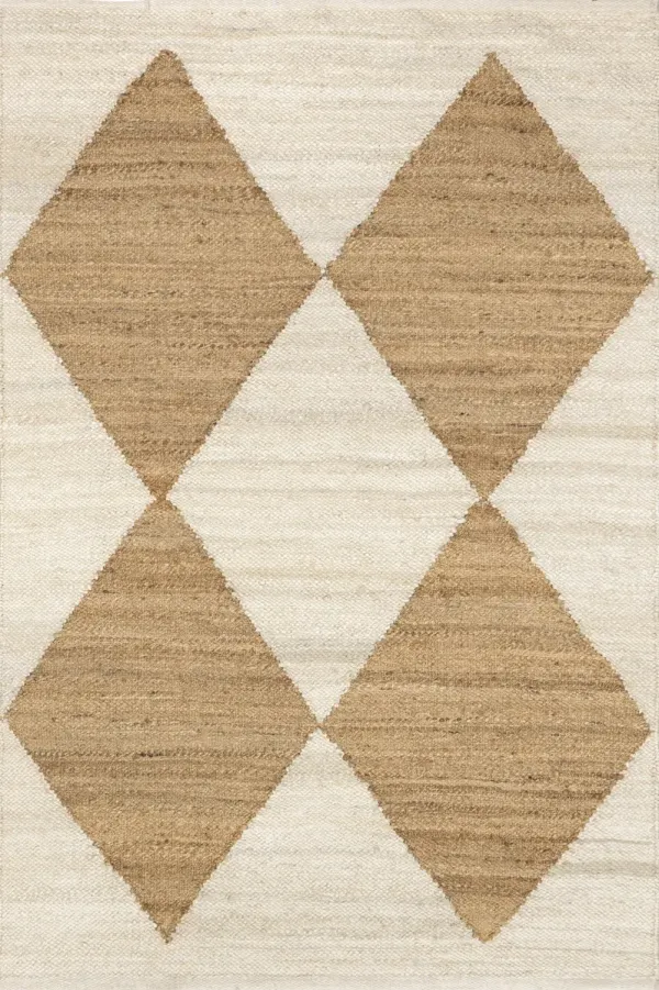 Jute Harlequin Trellis Rug