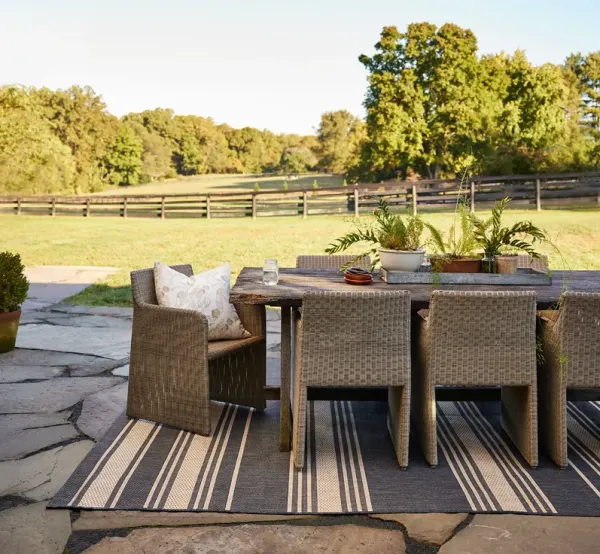 Romy Striped Indoor/Outdoor Rug