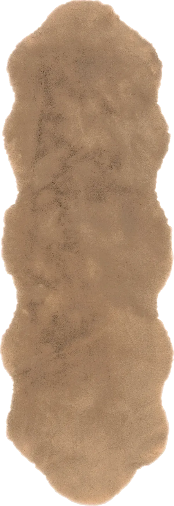 Waverly Double Faux Sheepskin Pelt Plush Cloud Washable Rug