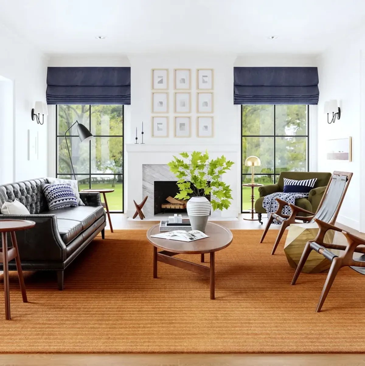 Southwest Striped Wool Rug