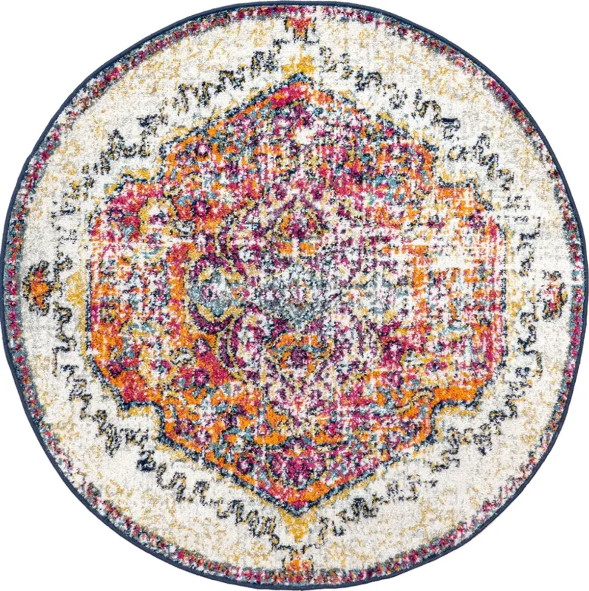 Frilly Corinthian Medallion Rug