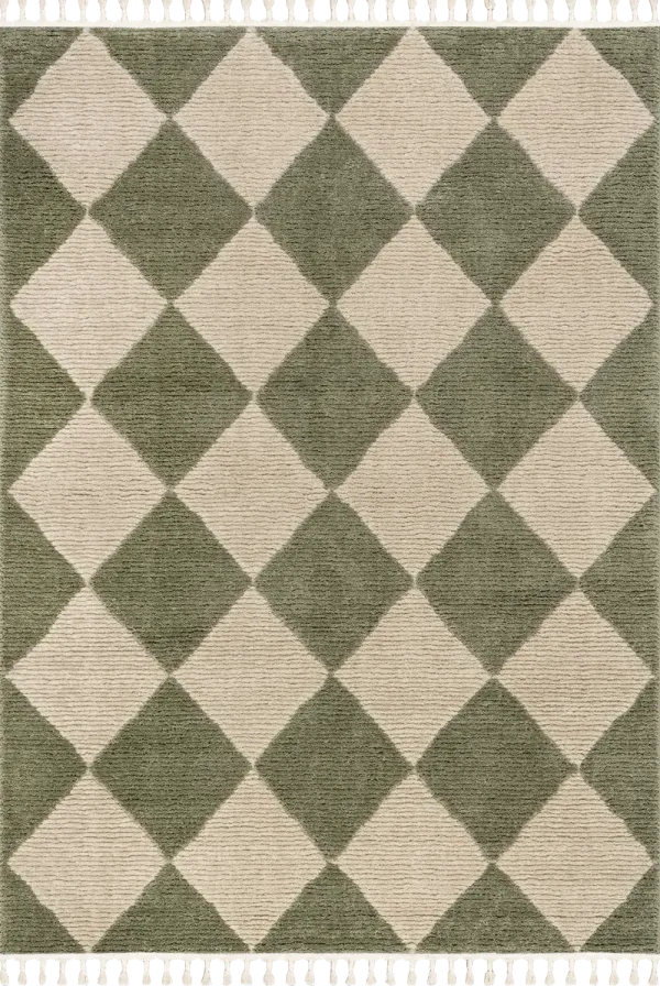 Aylin Diamond Tasseled Rug