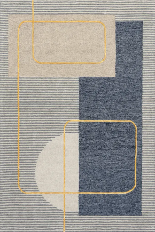 Ayla Abstract Striped Rug