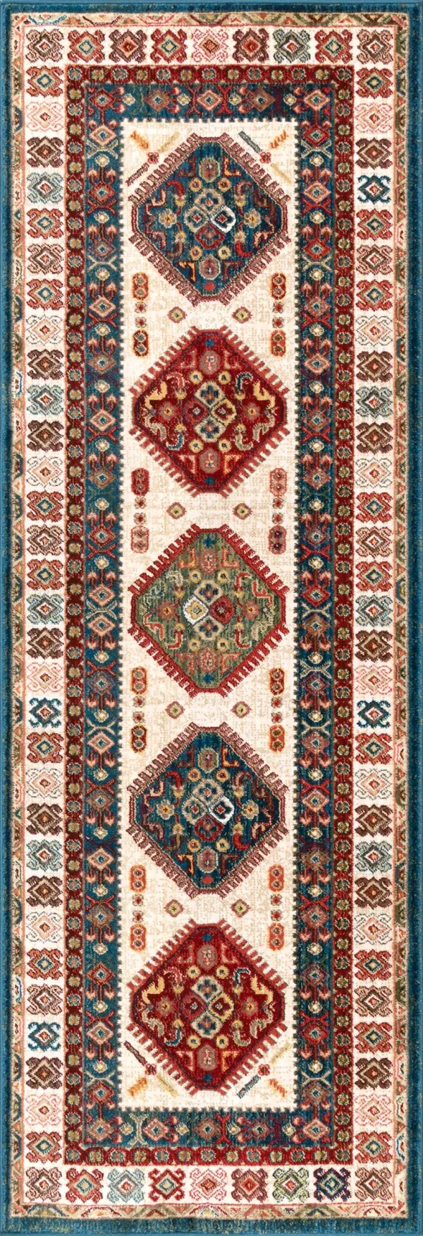 Emblem Fringed Rug