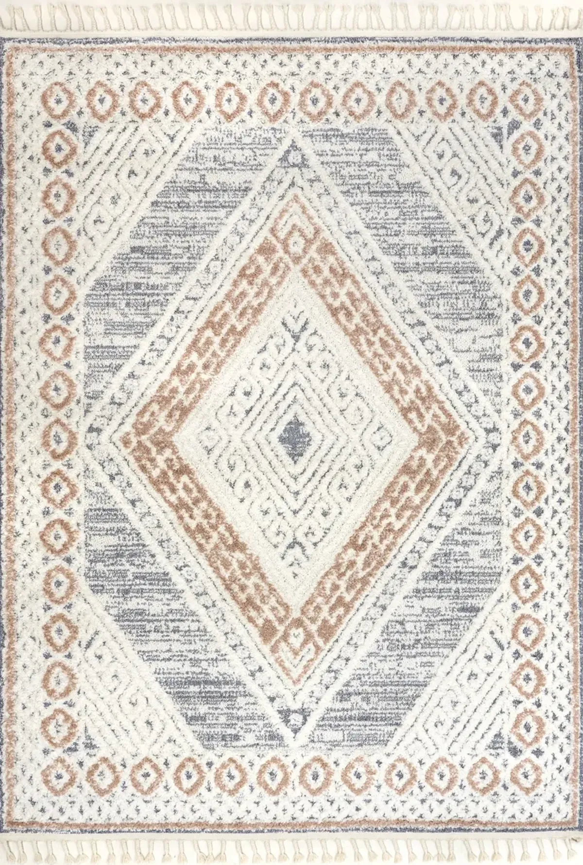 Lessie Vintage Diamond Rug