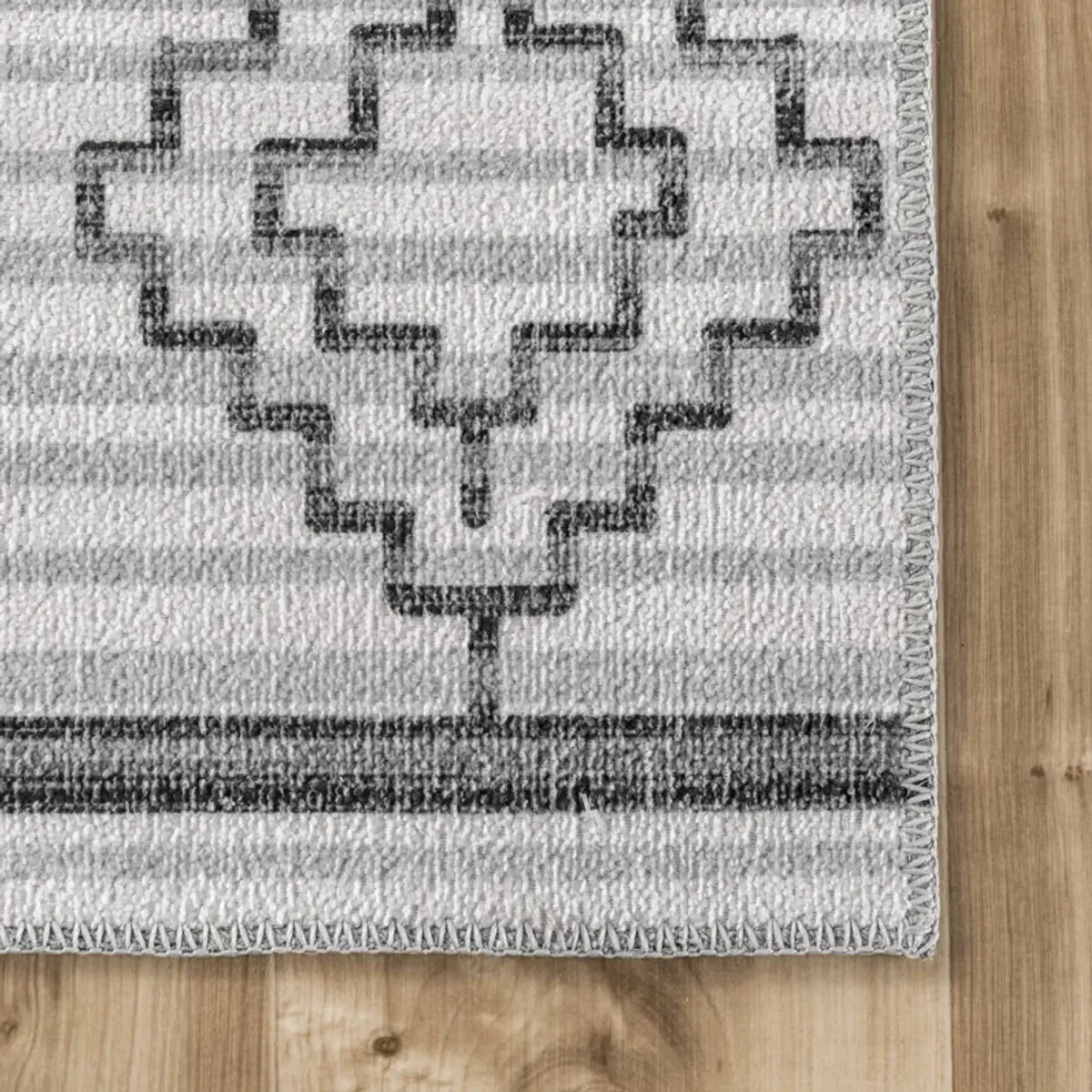 Coraline Washable Diamond Rug