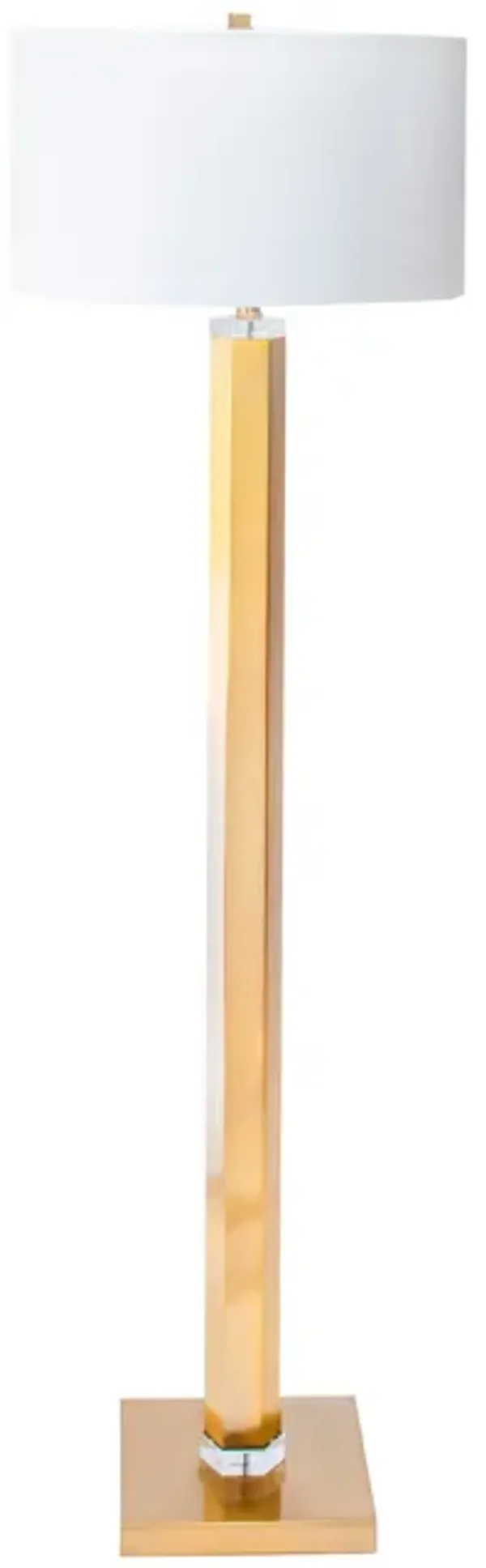 60-inch Metal Ombre Obelisk Floor Lamp