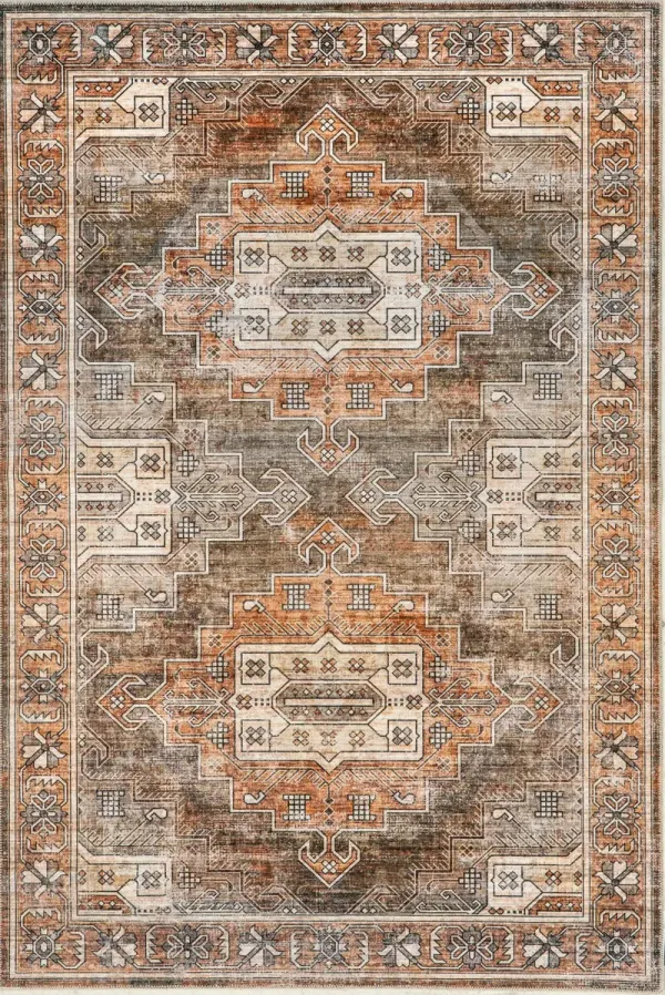 Maye Persian Washable Rug