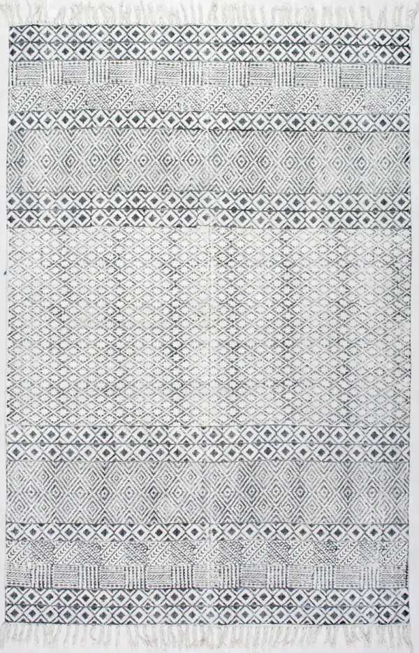 Cotton Banded Rug