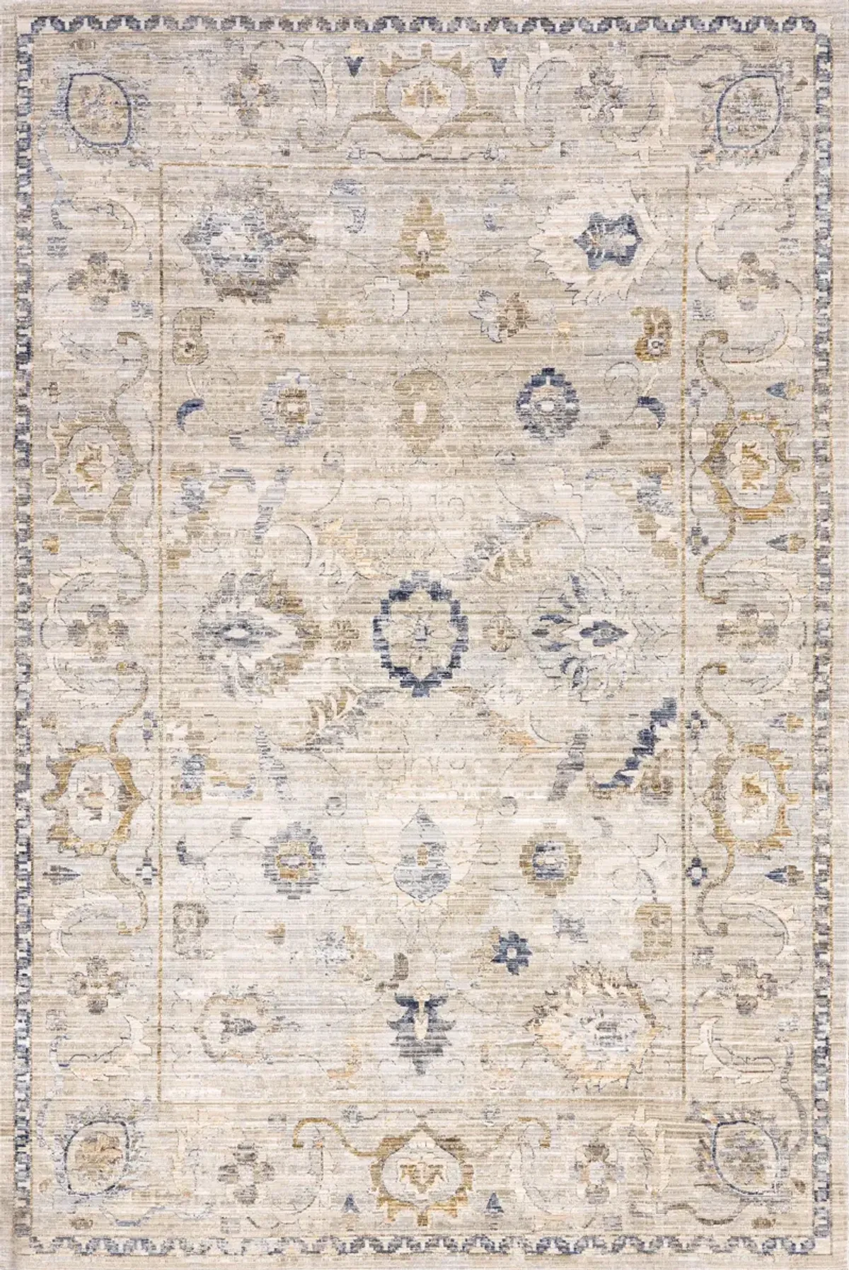 Lois Vintage Floral Indoor/Outdoor Washable Rug