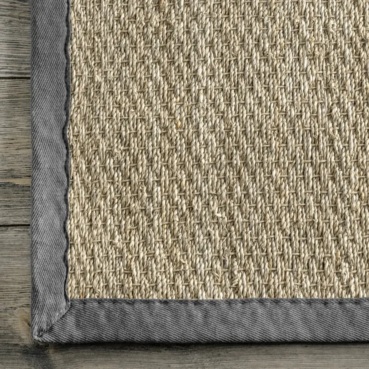 Seagrass with Border Rug