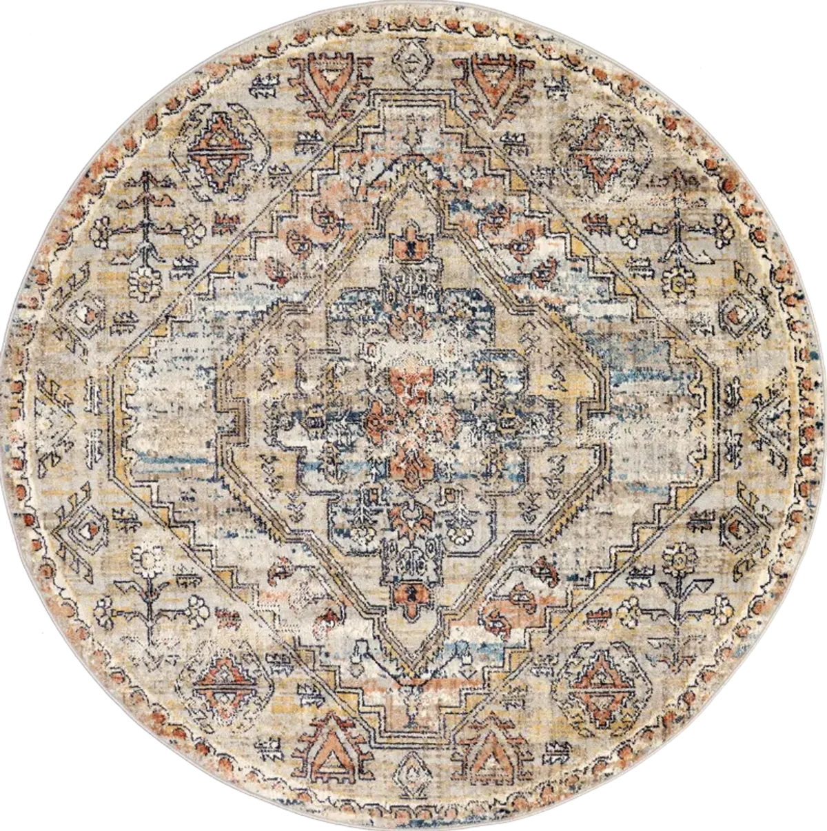 Cardinal Cartouche Rug