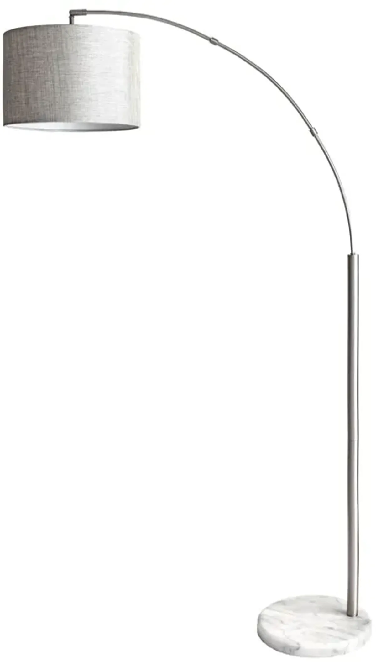 69-inch Arched Marble Rod Floor Lamp
