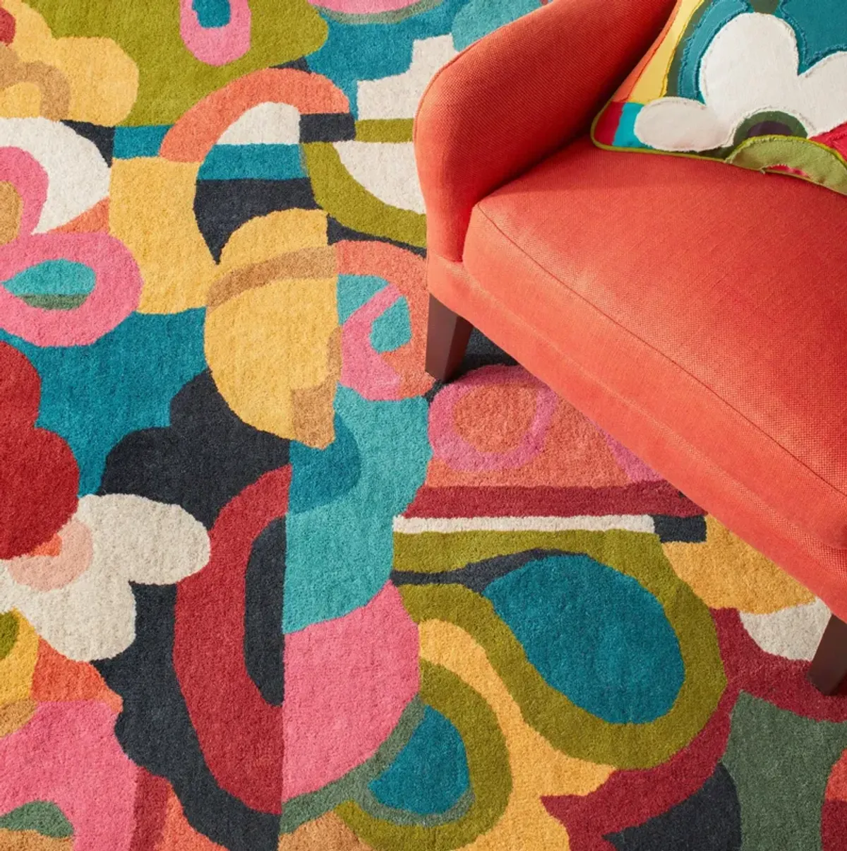 Field of Dreams Hand Tufted Wool Rug