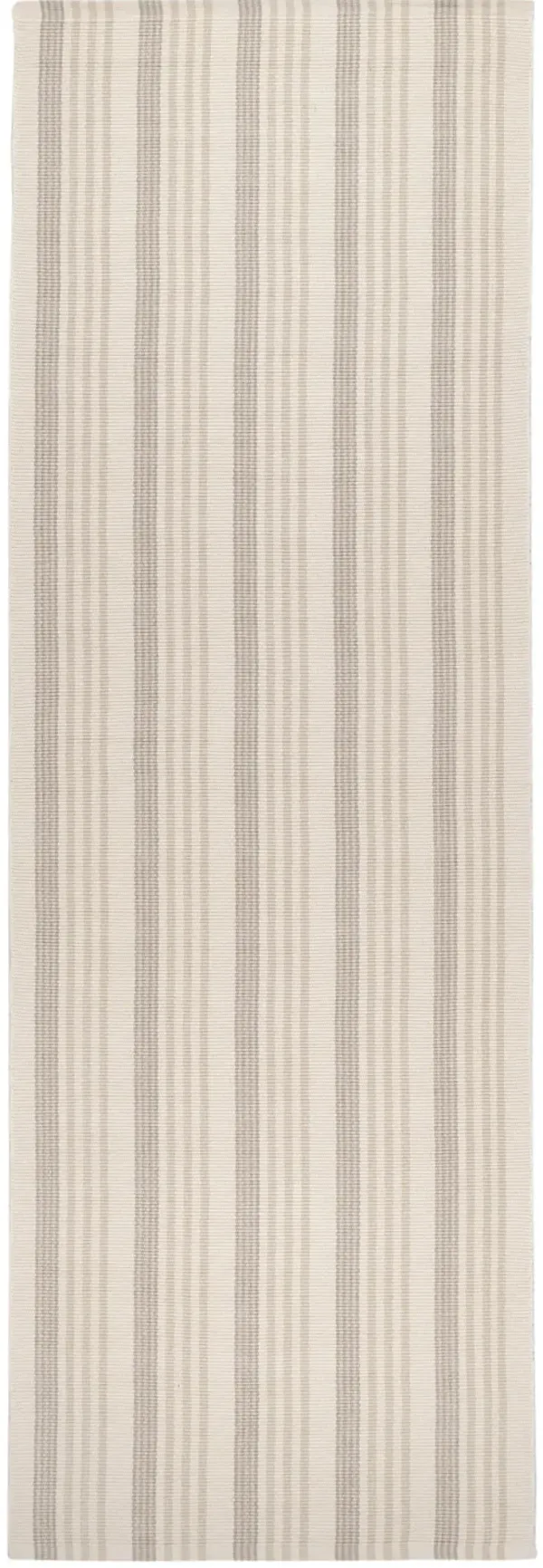 Putney Stripe Handwoven Cotton Rug