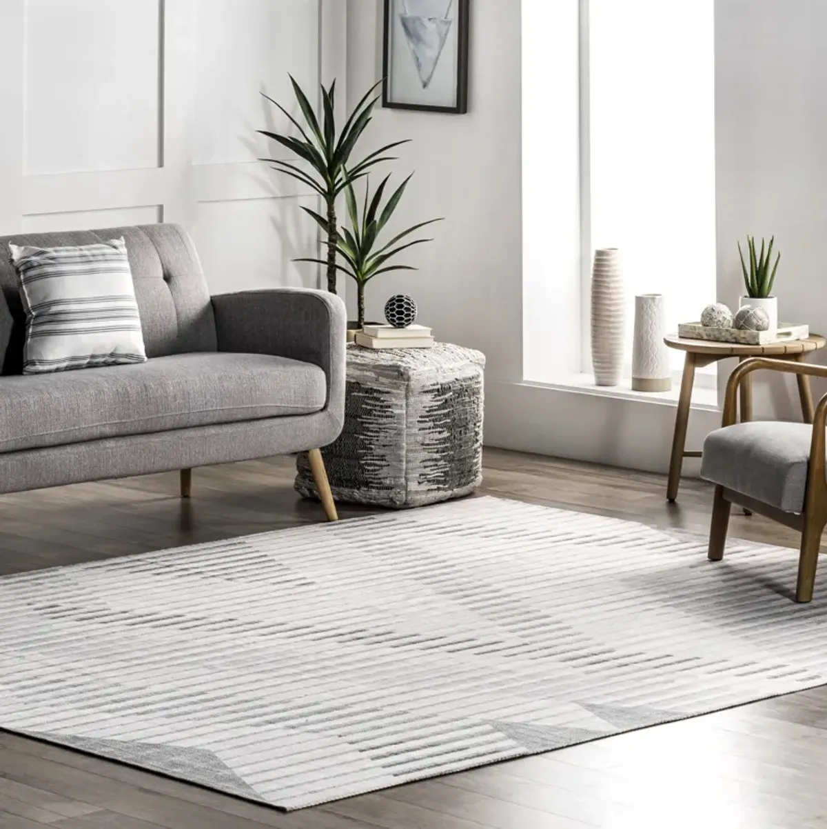 Farrah Washable Modern Rug