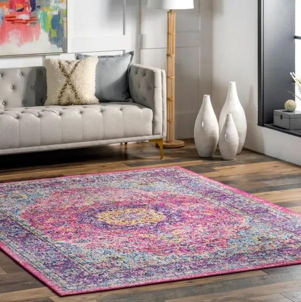 Distressed Persian Rug